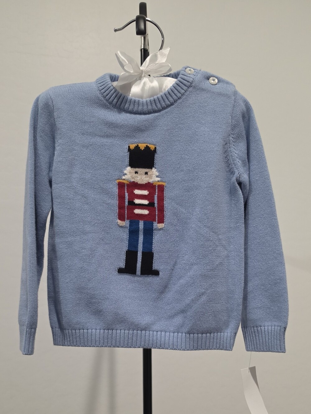 Edgehill Collection Blue Nutcracker Knit Sweater